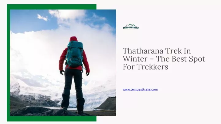 thatharana trek in winter the best spot