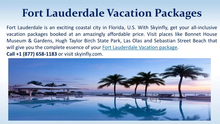 fort lauderdale vacation packages