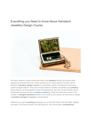 everything you need to know about hamstech