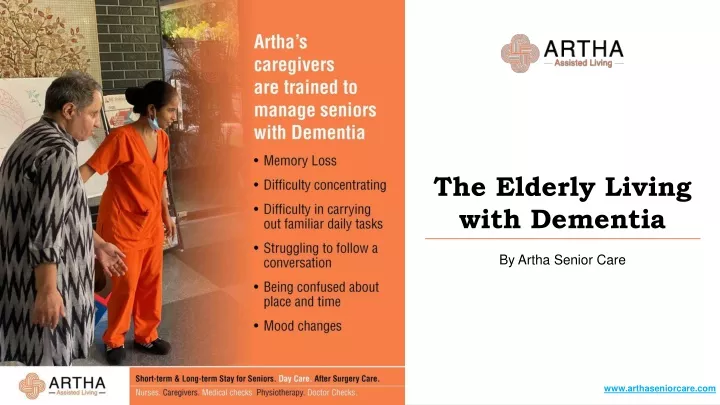 the elderly living with dementia