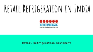 Retail Refrigeration in India