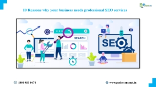 10 Reasons why your business needs professional SEO services