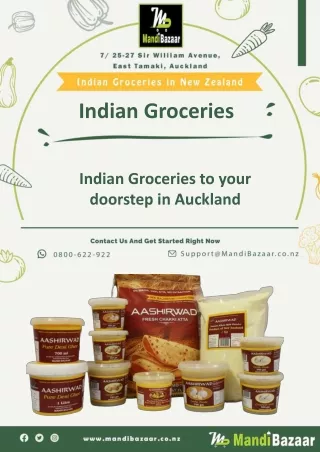 Indian Groceries to your doorstep in Auckland - Mandi Bazaar