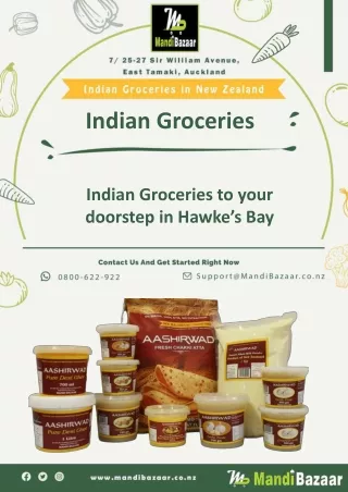 Indian Groceries to your doorstep in Hawke’s Bay - Mandi Bazaar