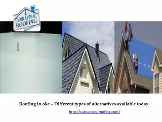 roofing in okc different types of alternatives