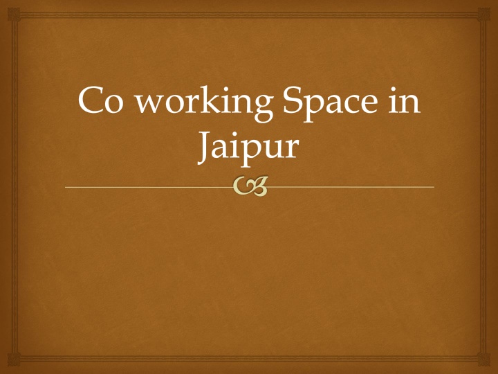 co working space in jaipur