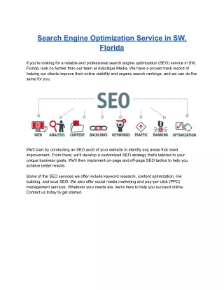 search engine optimization service in sw florida