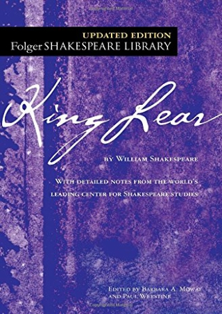 DOWNLOAD [EBOOK] King Lear (Folger Shakespeare Library)