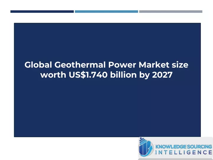 global geothermal power market size worth