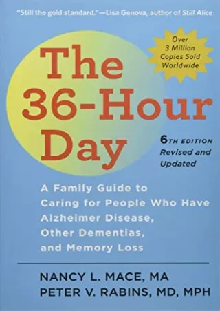 [READ] BOOK The 36-Hour Day: A Family Guide to Caring for People Who Have A