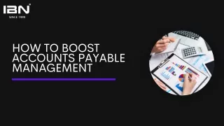 how to boost accounts payable management