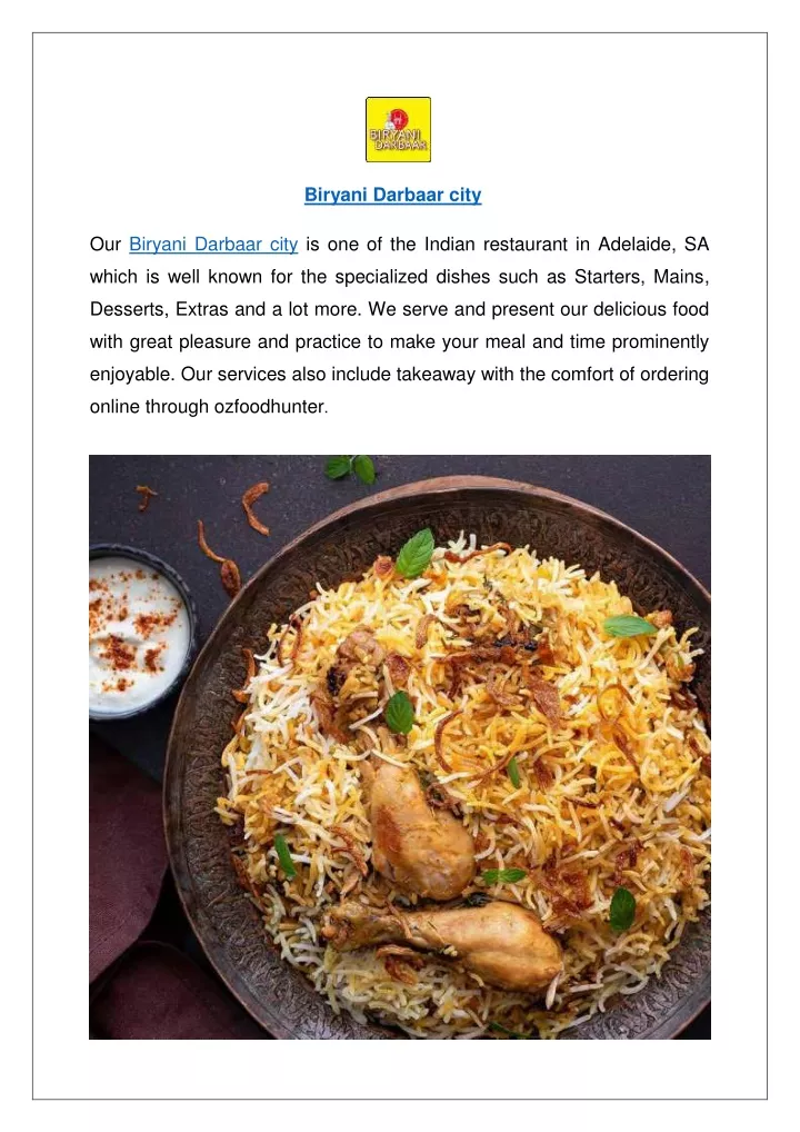 biryani darbaar city our biryani darbaar city