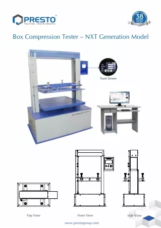 Box Compression Tester – NXT Generation Model