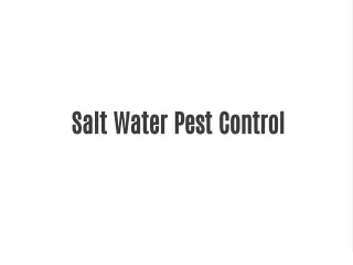 Salt Water Pest Control