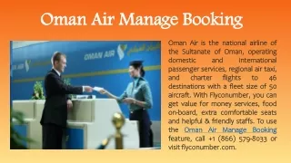 Oman Air Manage Booking