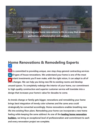 Home Renovations in Toronto