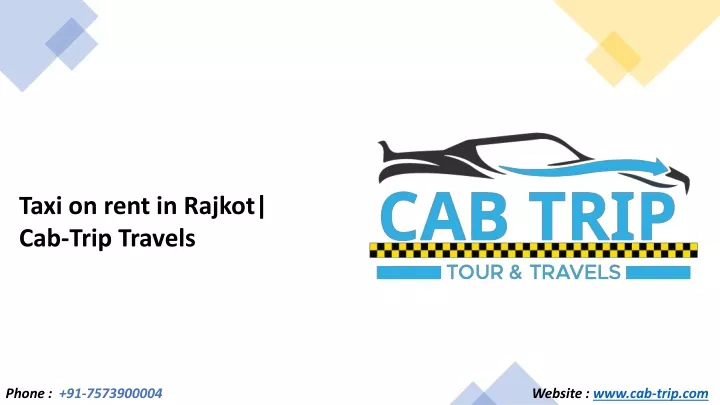 taxi on rent in rajkot cab trip travels