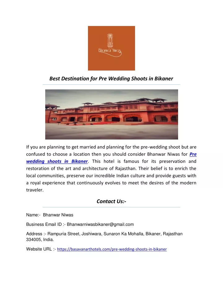 best destination for pre wedding shoots in bikaner