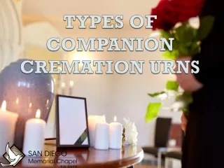 types of companion cremation urns
