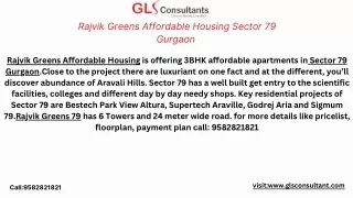 Rajvik Greens Affordable Sector 79 Gurgaon