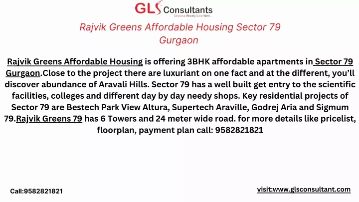 rajvik greens affordable housing sector 79 gurgaon