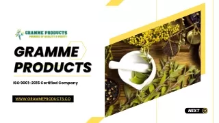 Buy 100% Pure Spearmint Oil From Gramme Products