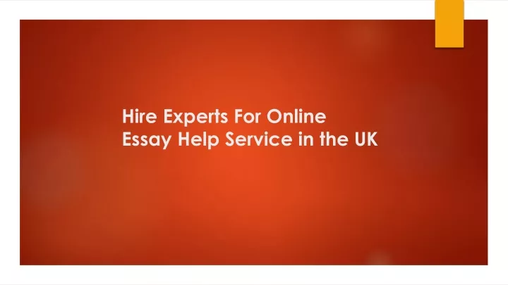 hire experts for online essay help service in the uk