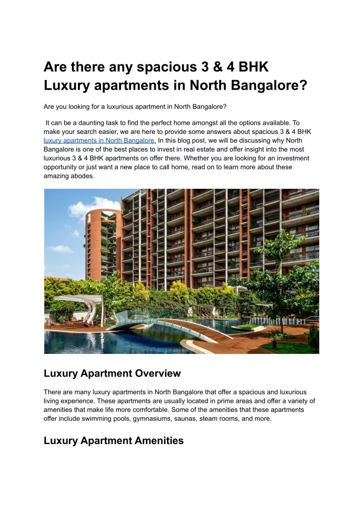 are there any spacious 3 4 bhk luxury apartments