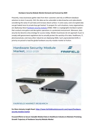 hardware security module market demand
