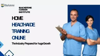 home health aide training online - the industry prepared for huge growth