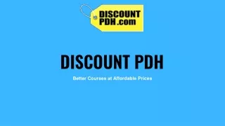 DISCOUNT PDH