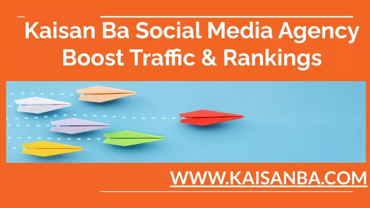 kaisan ba social media agency boost traffic
