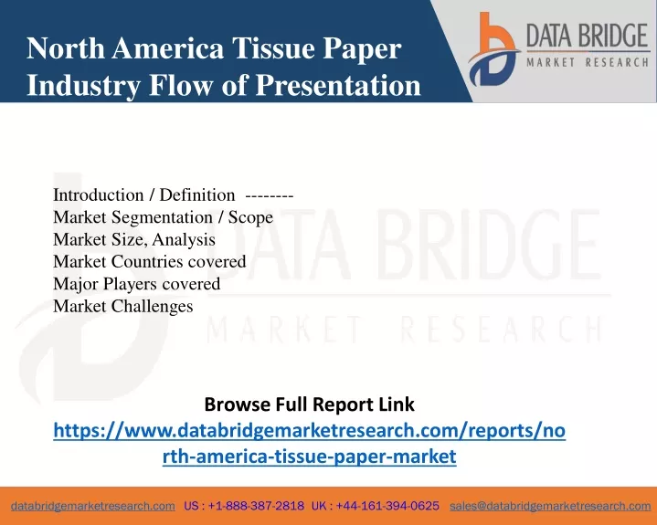 north america tissue paper industry flow