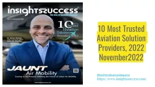 10 most trusted aviation solution providers 2022 november2022