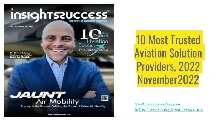 10 most trusted aviation solution providers 2022 november2022