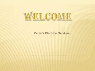 carter s electrical services
