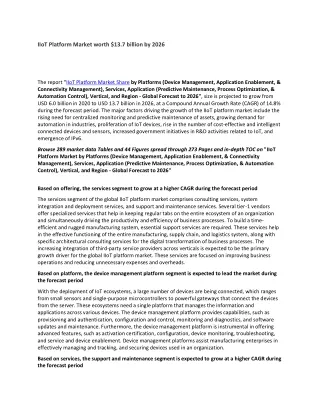 IIoT Platform Market worth $13.7 billion by 2026