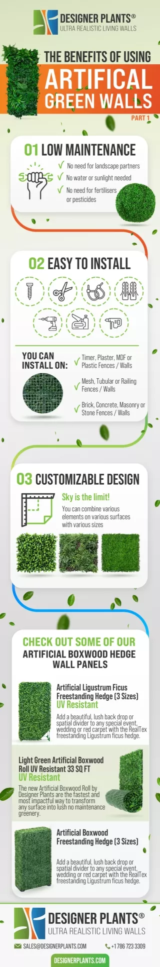 The Benefits of Using Artificial Green Walls - Designer Plants USA