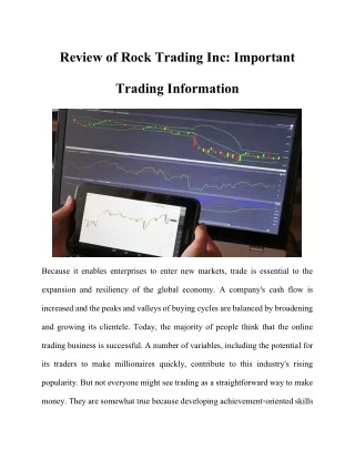 Review of Rock Trading Inc Important Trading Information 1