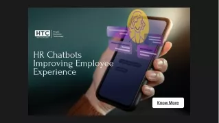 HR Chatbots Improving Employee Experience