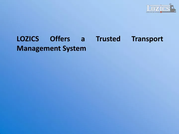 lozics management system