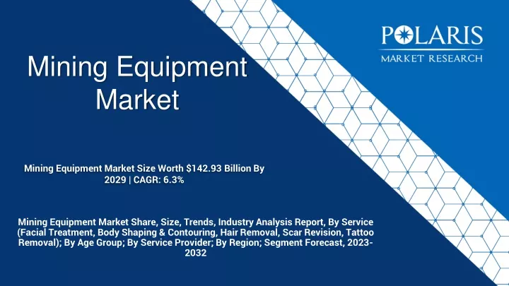 mining equipment market size worth 142 93 billion by 2029 cagr 6 3