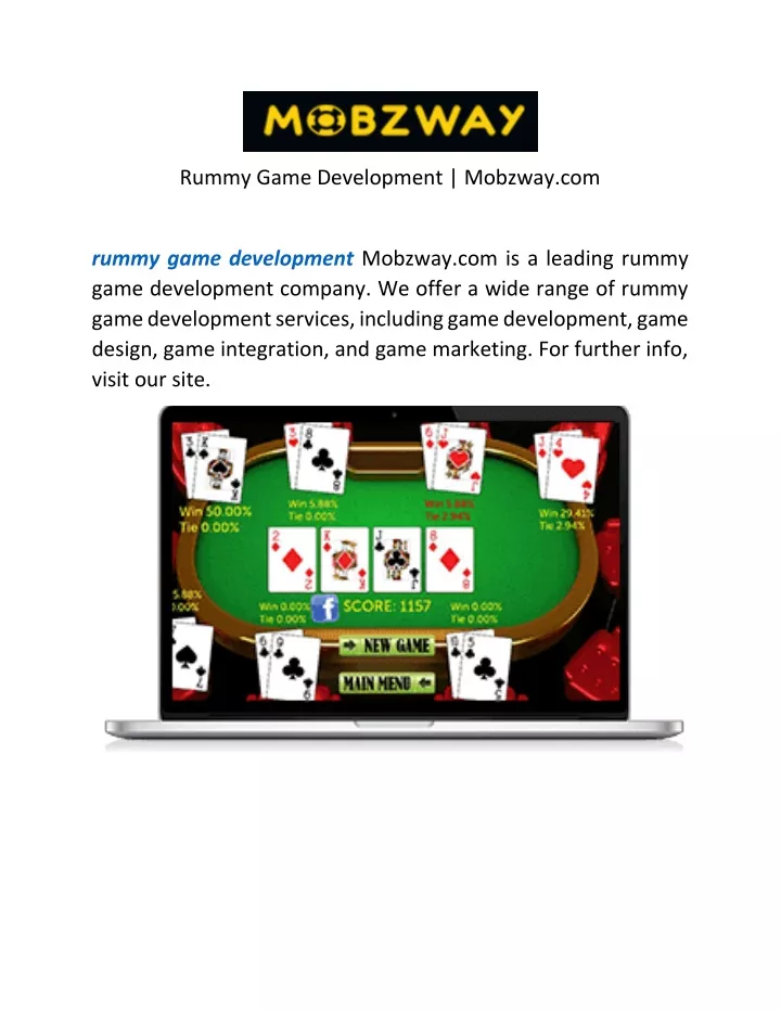 rummy game development mobzway com