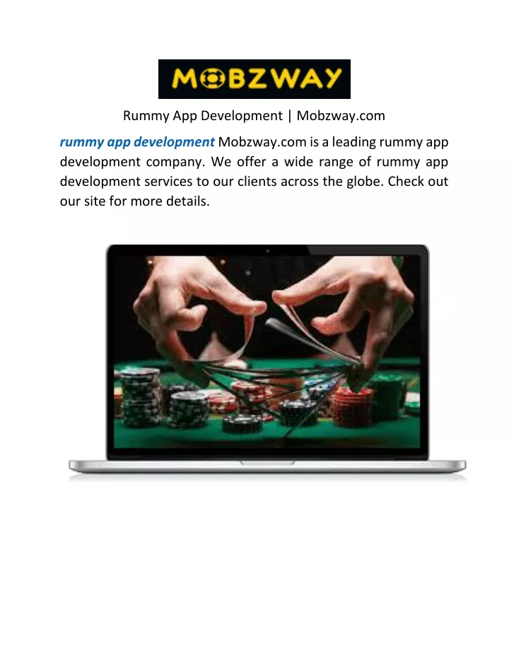 rummy app development mobzway com