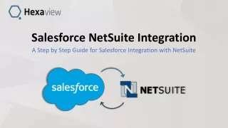 Salesforce to Netsuite