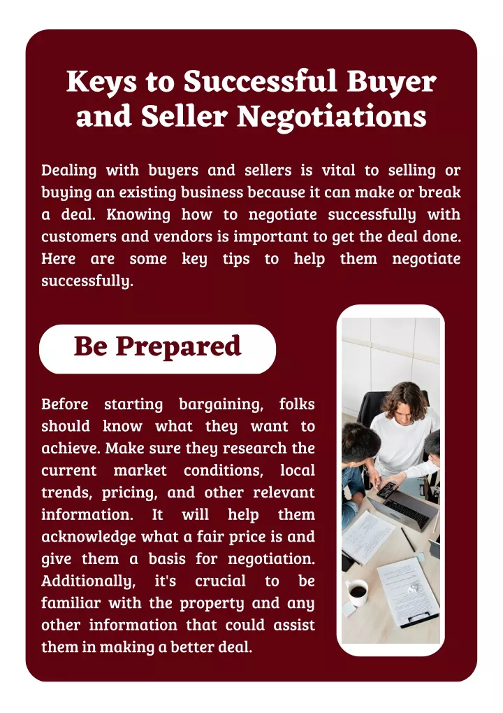 keys to successful buyer and seller negotiations