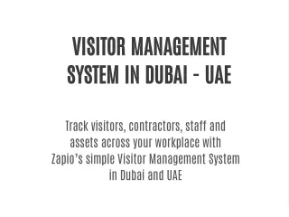 visitor management system in dubai