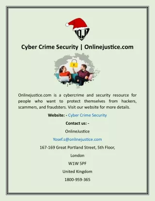 cyber crime security onlinejustice com