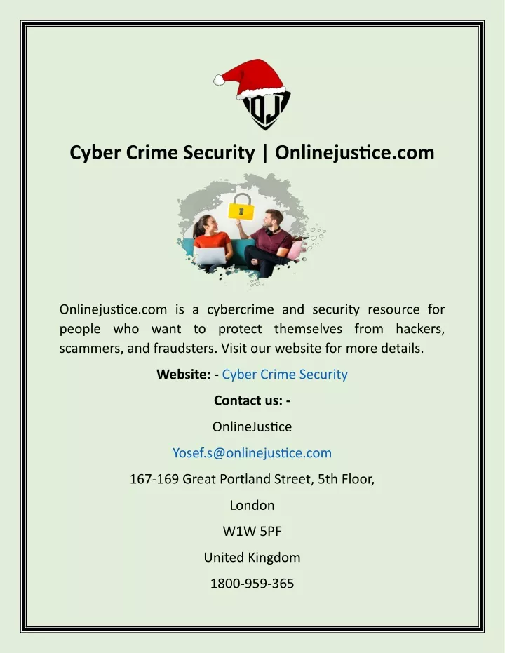 cyber crime security onlinejustice com