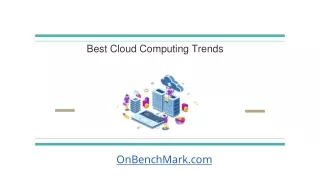 best cloud computing trends